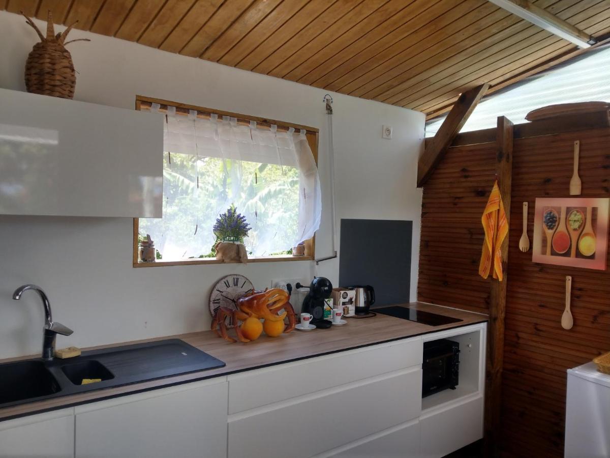 Gite cosy climatisé avec piscine privée Petit-Canal Exterior foto